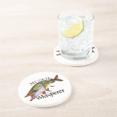 Muskie Whisperer Zandsteen Onderzetter (Zijkant)