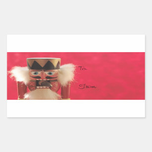 muskietenkraker met acorn gift label stickers