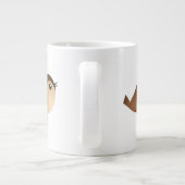 Muskietvogel Cartoon Grote Koffiekop (Achterkant)