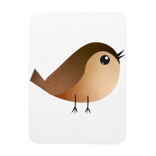 Muskietvogel Cartoon Magneet (Verticaal)