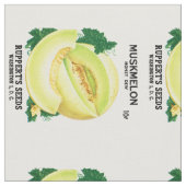 Muskmelon (Honey Dew) Seed Packet Label Stof (Close Up)