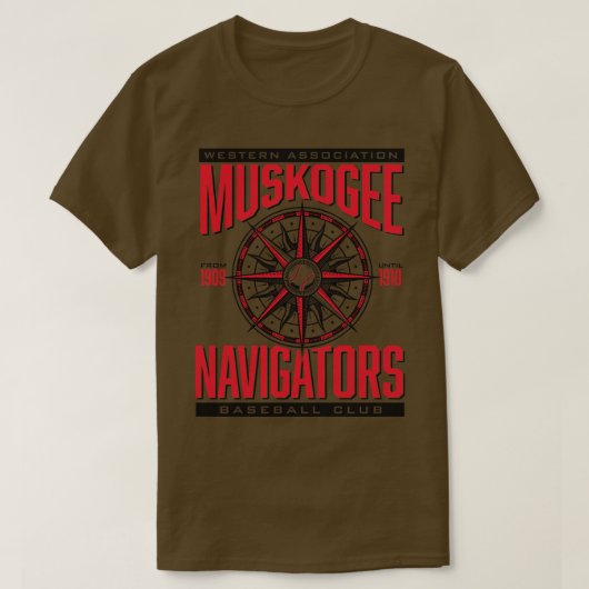 Muskogee Navigators T-shirt (Design voorkant)