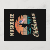 Muskogee Oklahoma Briefkaart (Voorkant)