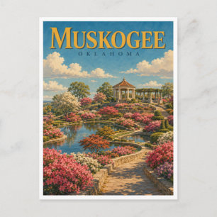 Muskogee Oklahoma Honor Heights GeoSaga Briefkaart