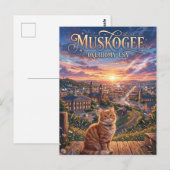 Muskogee, Oklahoma, VS VS Briefkaart (Voorkant / Achterkant)