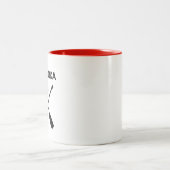 Muskoka Canada Crossed Paddle Oars Maple Leaf Tweekleurige Koffiemok (Center)