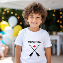Muskoka Canada Gekruiste Peddel Riemen Esblad