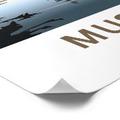 Muskoka Canada Reisprint Poster (Hoek)