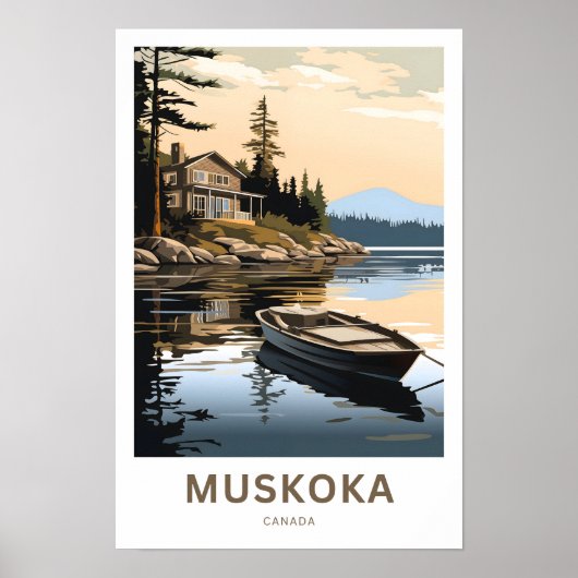 Muskoka Canada Reisprint Poster (Voorkant)