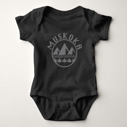 Muskoka Design - Baby Jersey Bodysuit (Voorkant)