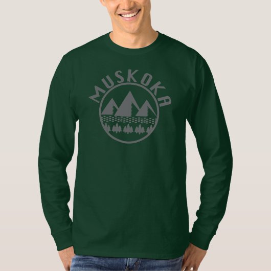 Muskoka Design - Basic T-shirt met lange mouwen (Voorkant)