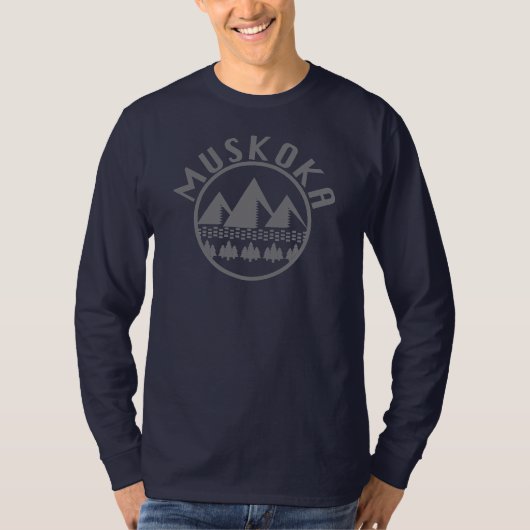 Muskoka Design - Basic T-shirt met lange mouwen (Voorkant)