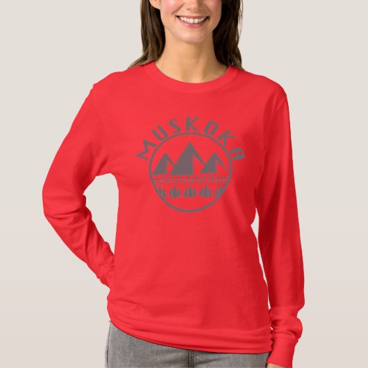 Muskoka Design - Basic T-shirt met lange mouwen (Voorkant)