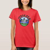 Muskoka Design (versie 2) - T-shirt voor dames (Voorkant)