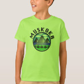 Muskoka Design (versie 2) - T-shirt voor Kinderen (Voorkant)