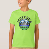Muskoka Design (versie 2) - T-shirt voor Kinderen (Voorkant)