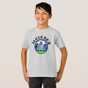 Muskoka Design (versie 2) - T-shirt voor Kinderen