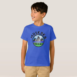 Muskoka Design (versie 2) - T-shirt voor Kinderen