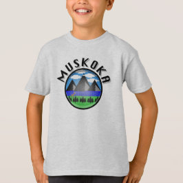 Muskoka Design (versie 2) - T-shirt voor Kinderen