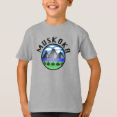 Muskoka Design (versie 2) - T-shirt voor Kinderen (Voorkant)