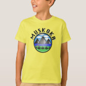 Muskoka Design (versie 2) - T-shirt voor Kinderen (Voorkant)