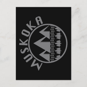 Muskoka Design - Vierkante Stickers Briefkaart