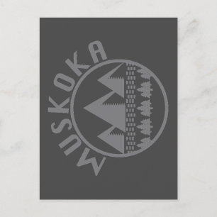 Muskoka Design - Vierkante Stickers Briefkaart