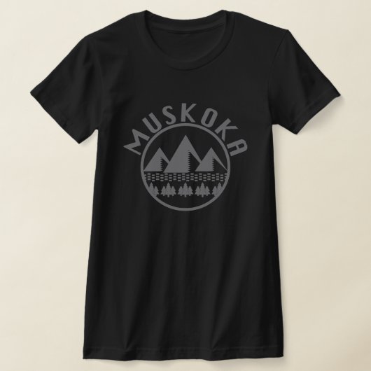 Muskoka Design - Vrouwen Bella + Canvas Slim Fit T T-shirt (Laagn)