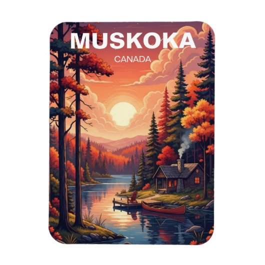 Muskoka Ontario Canada Magneet (Verticaal)