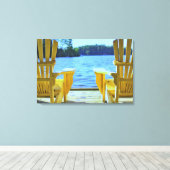 Muskoka stoel Canvas (Insitu (Houten vloer))