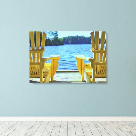 Muskoka stoel Canvas (Insitu (Houten vloer))