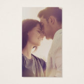 Muskoka Stoel Stag en Doe Ticket, Zwart Visitekaartjes (Achterkant)