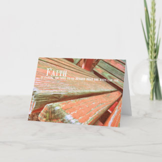 MUSKOKA STOEL WENSKAART BEDANKKAART