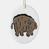 muskox keramisch ornament (Rechts)