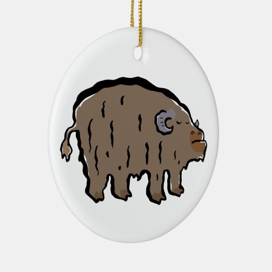 muskox keramisch ornament (Rechts)