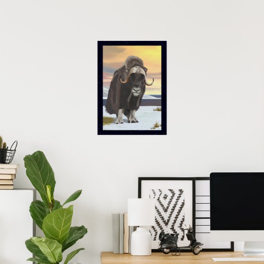 Muskox Poster (Thuiskantoor)