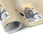 Muskox Stamp Souvenir Cadeaupapier (Rol Hoek)