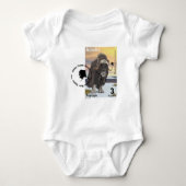 Muskox Stamp Souvenir Romper (Voorkant)