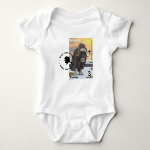 Muskox Stamp Souvenir Romper