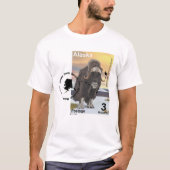Muskox Stamp Souvenir T-shirt (Voorkant)