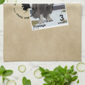 Muskox Stamp Souvenir Theedoek (Gevouwen)