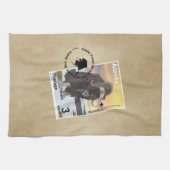 Muskox Stamp Souvenir Theedoek (Horizontaal)