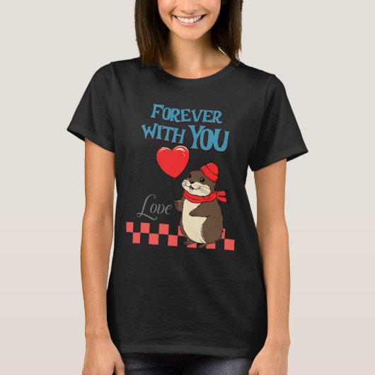 Muskrat Love Forever With You  T-shirt (Voorkant)