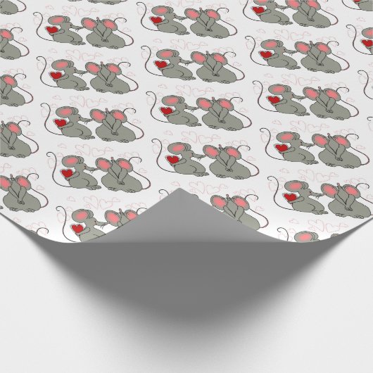 Muskrat Love Gift Wrap Cadeaupapier (Hoek)