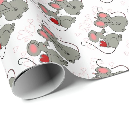 Muskrat Love Gift Wrap Cadeaupapier (Rol Hoek)