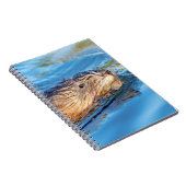 Muskrat op Vassar Boerderijen Ecological Preserve Notitieboek (Rechterzijde)