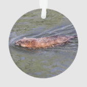 Muskrat Ornament (achterkant)