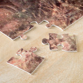 Muskus Hert van CE Swan, Vintage Wilde Dieren Legpuzzel (Zijkant)