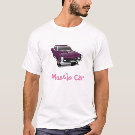 Muskusauto T-shirt #MuscleCarTshirts (Voorkant)
