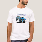 Muskusauto Tshirt voor mannen (Voorkant)